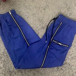 Forever 21 Pants & Jumpsuits - Royal Blue Satin Joggers Forever 21 Pants & Jumpsuits - Royal Blue Satin Joggers